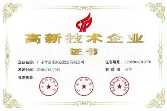 九游·网站入口-九游(中国)公司取得新一期高新技术企业证书